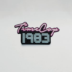 Fridge magnet rectangle black flat