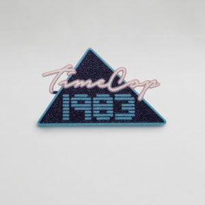 Button triangle blue galaxy glow flat