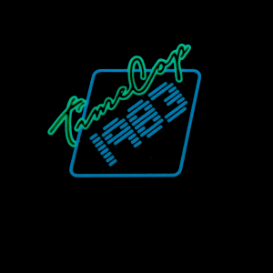 Button diamond blue galaxy glow flat