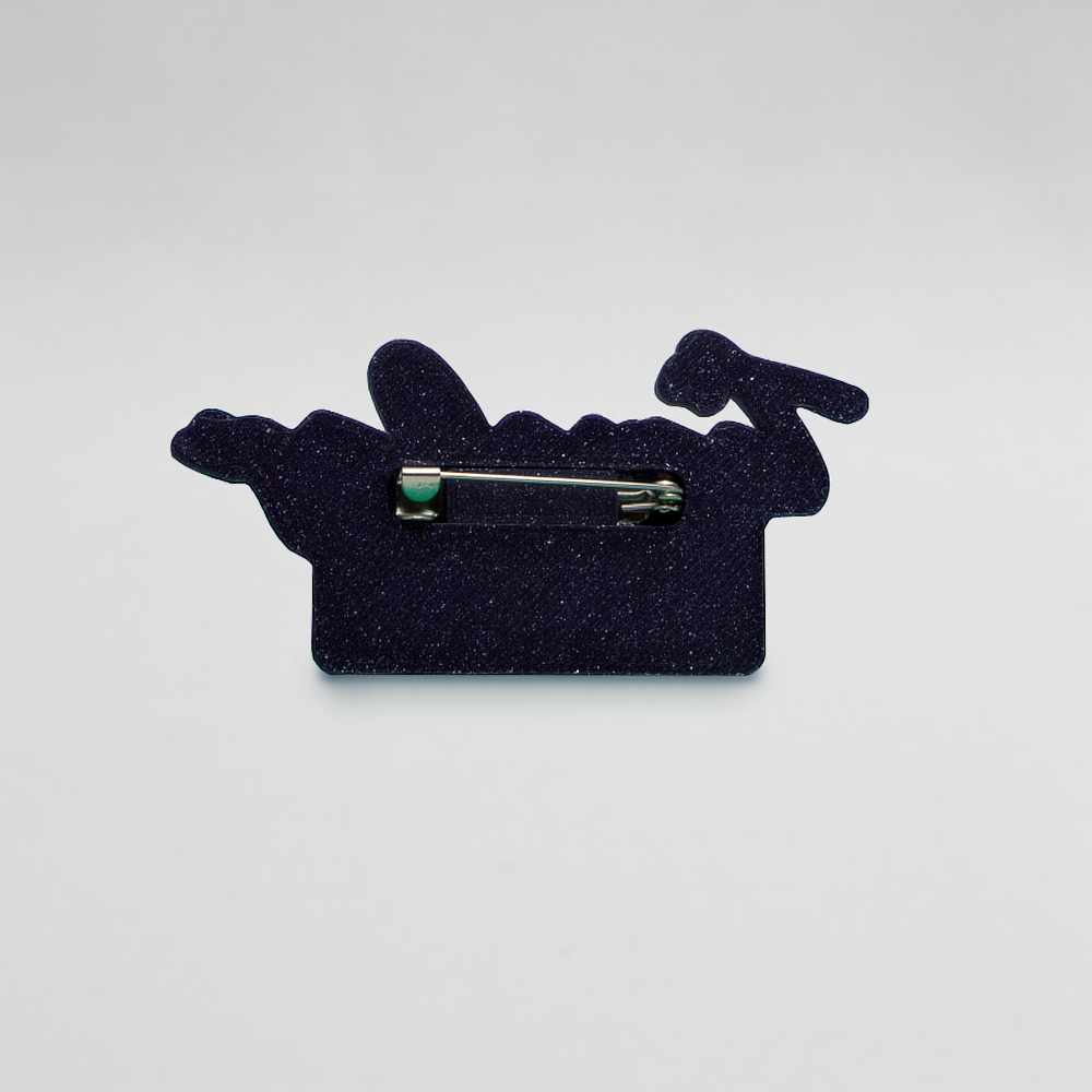 Button rectangle blue galaxy glow flat - Image 4