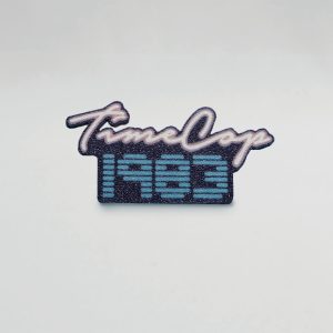 Fridge magnet rectangle blue galaxy glow flat