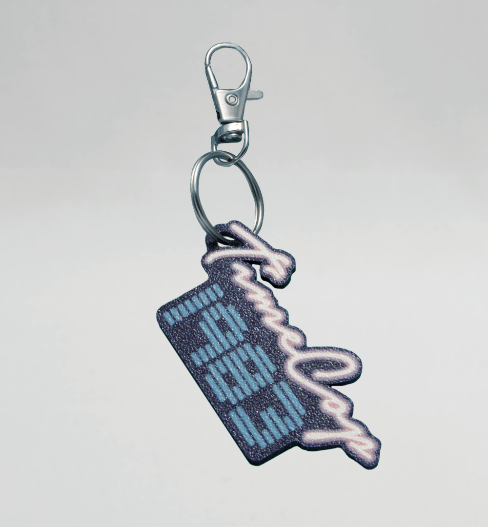 Blue Galaxy_KeyChain_Rectangle_Flat_Front