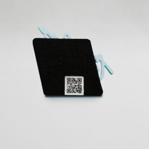 Fridge magnet diamond blue 3D