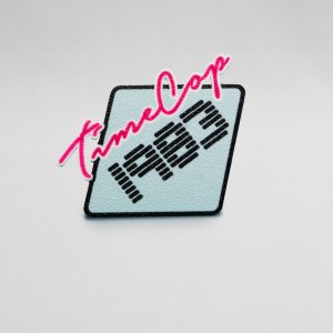 Fridge magnet diamond blue flat