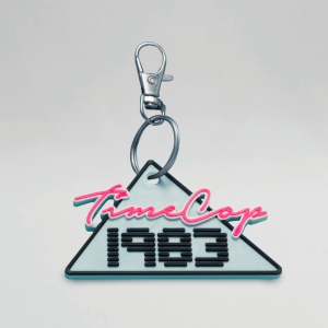Keychain triangle blue 3D