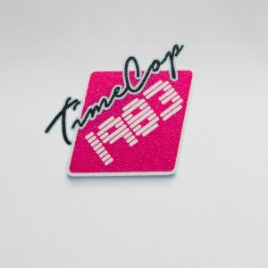 Button diamond pink flat