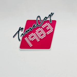 Fridge magnet diamond pink 3D