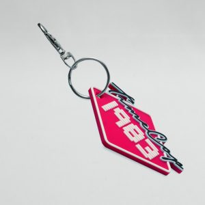 Keychain diamond pink 3D