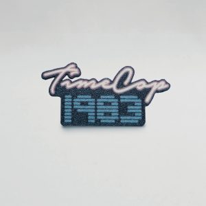 Fridge magnet rectangle purple galaxy glow flat