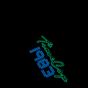 Keychain rectangle purple galaxy glow flat