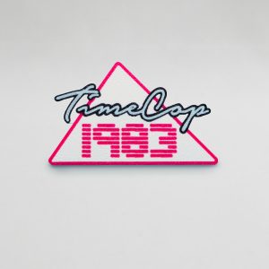 Button triangle white flat