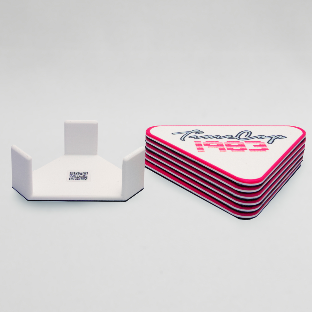 Coaster set 6 triangle white - Image 4