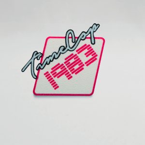 Fridge magnet diamond white flat