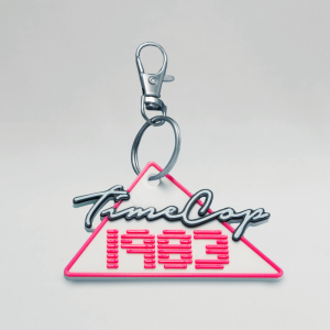 Keychain triangle white 3D