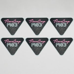 Coaster set 6 triangle black