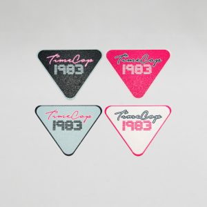 Coaster set 4 triangle mixed colors