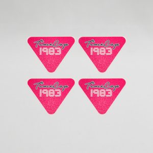 Coaster set 4 triangle pink